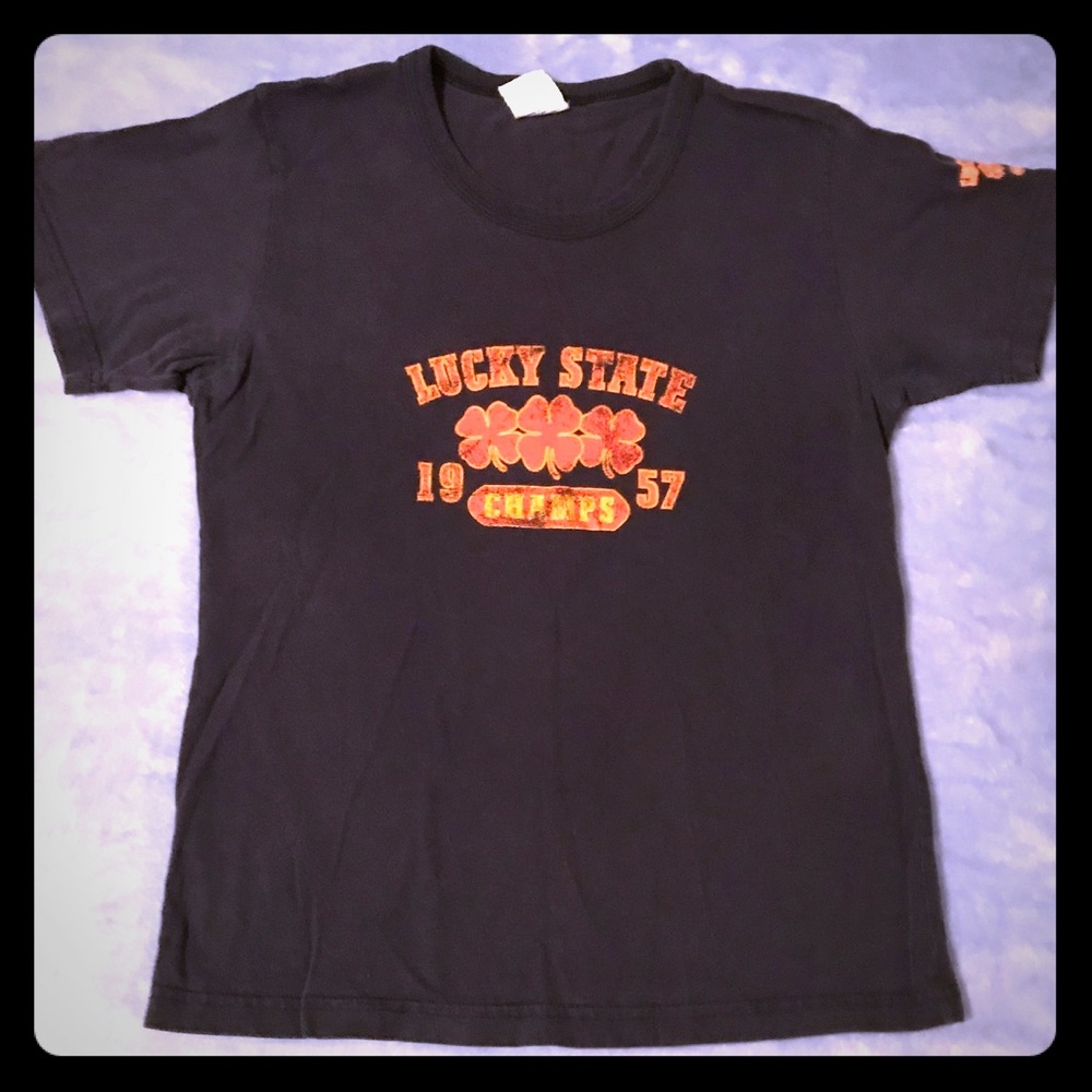 Lucky Brand, Blue & Orange Shirt, X-Large, EUC